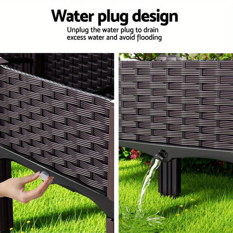 Raised Garden Bed Planter Box for Herbs & Vegetables-3