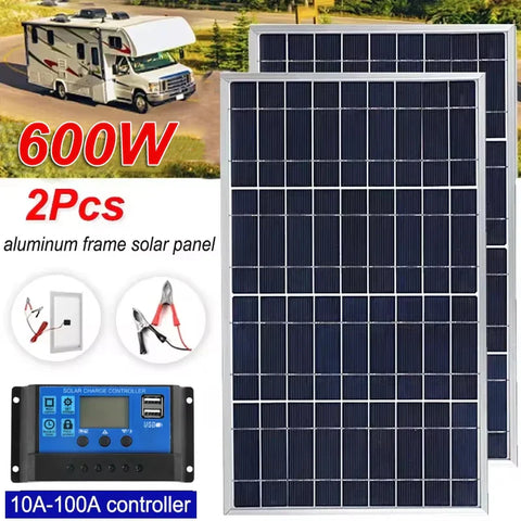 Portable Solar Panel Generator (600W)-1