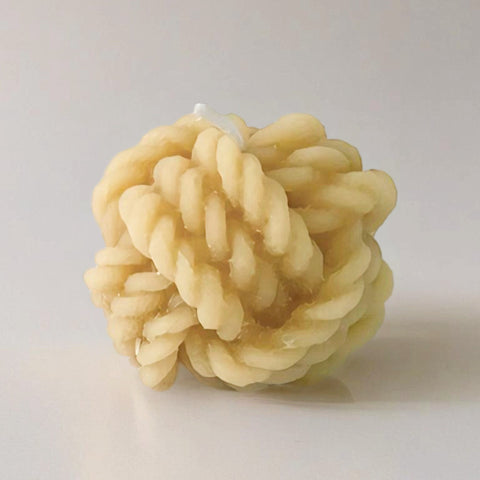 Beeswax Ball Candles | Rope | Box of 3-0
