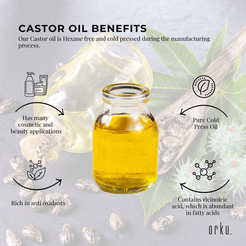 1.5L Castor Oil - Hexane Free Cold Virgin Pressed Skin Hair Care-3