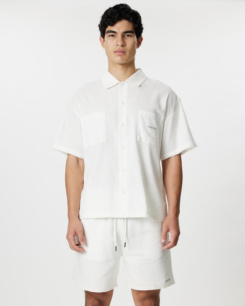Linen Summer Shirt - White-1