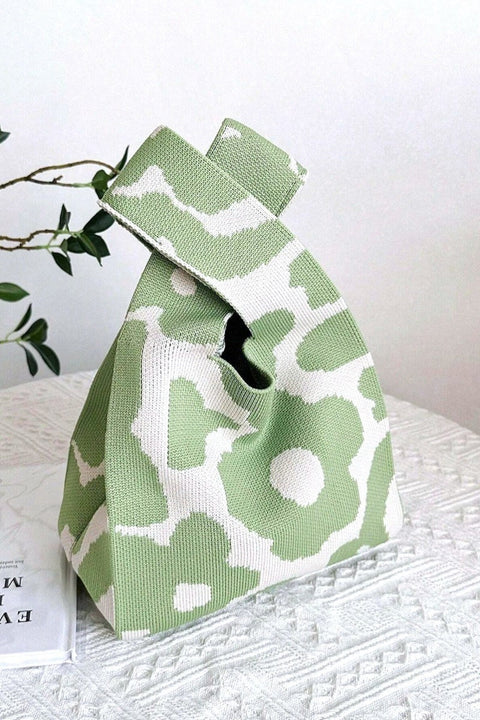 Zenana Flower Eco-Friendly Knitted Handbag-0